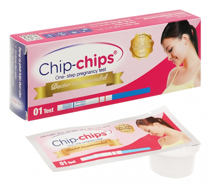 que-thu-thai-chip-chips-one-step-pregnancy-test